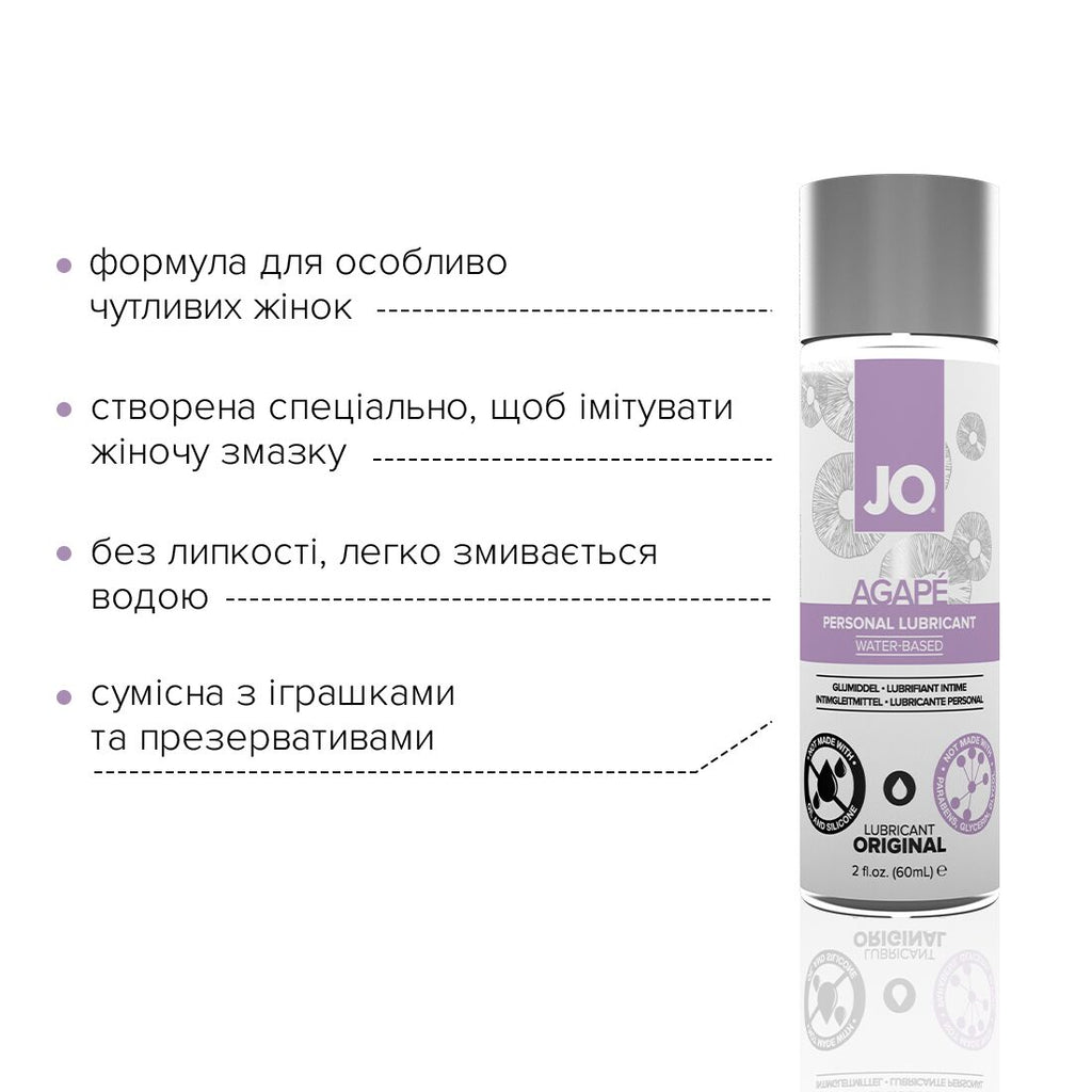 Лубрикант на водній основі JO AGAPE