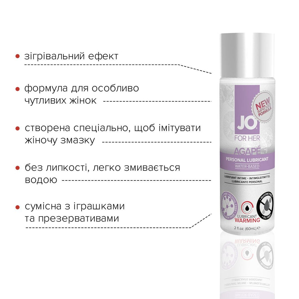 Розігрівальна Лубрикант JO AGAPE