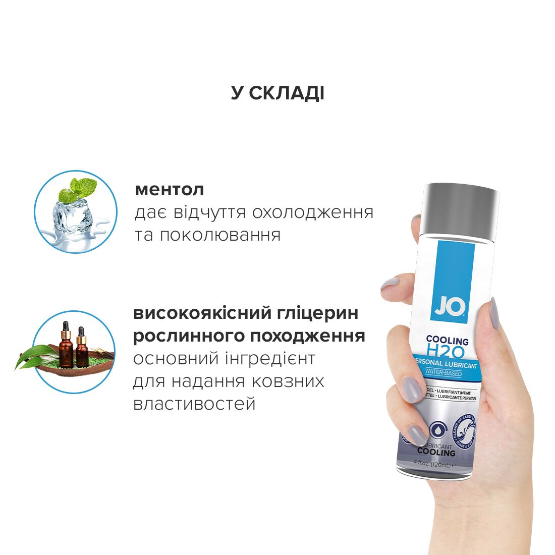 Лубрикант на водній основі JO H2O Cooling