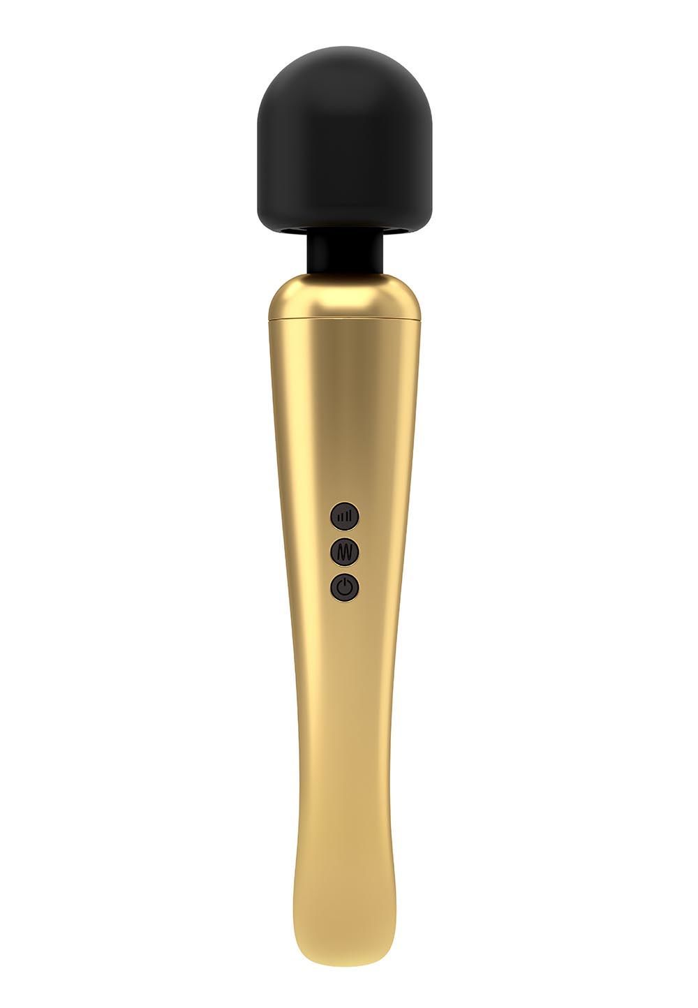 Потужний вібромасажер Dorcel Megawand Gold який перезаряджається