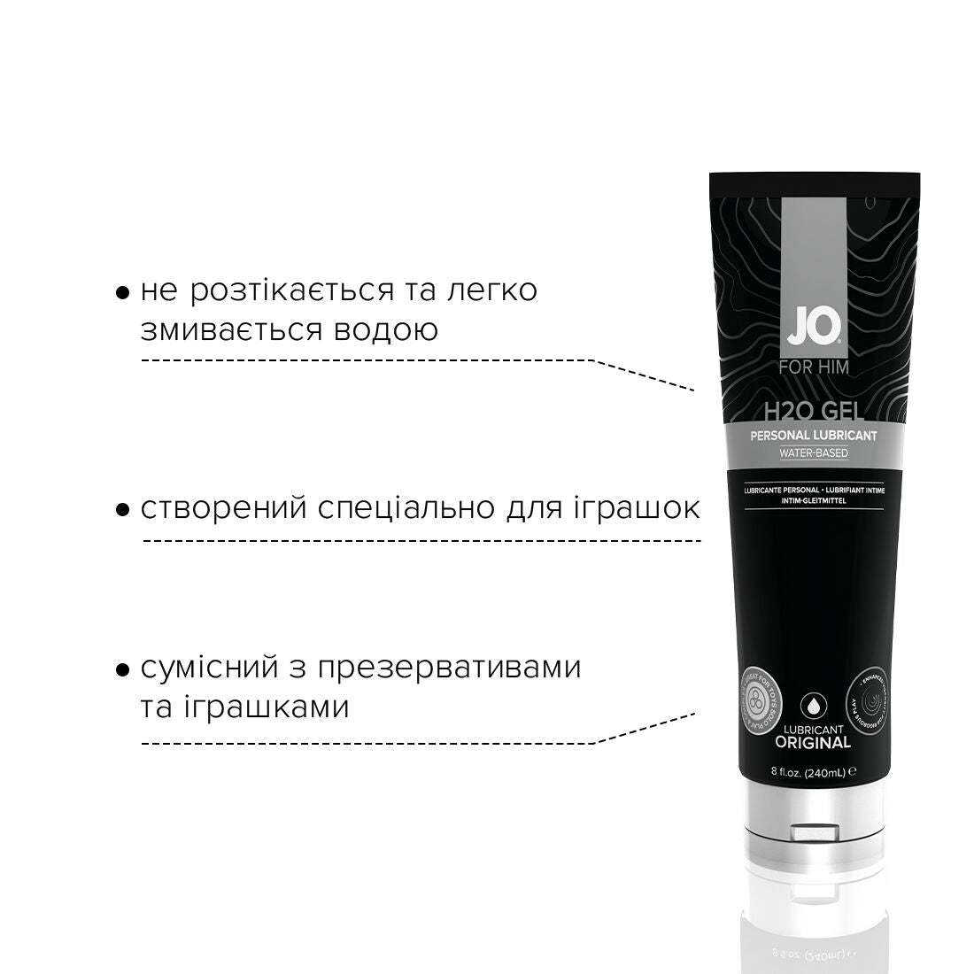 Лубрикант на водній основі JO H2O GEL Original