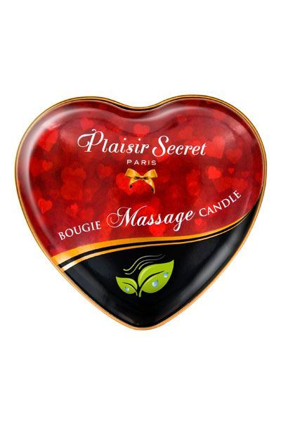 Масажна свічка-серце Plaisirs Secrets