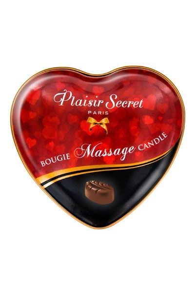Масажна свічка-серце Plaisirs Secrets
