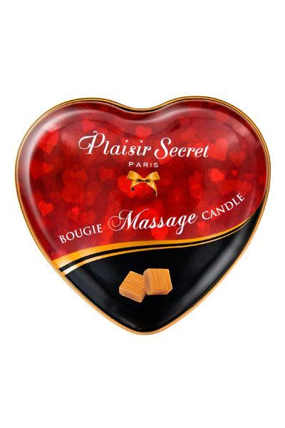 Масажна свічка-серце Plaisirs Secrets