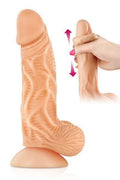Фалоімітатор із рухомою крайньою плоттю Real Body Real JO