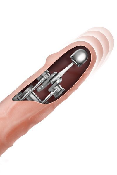 Фалоімітатор-пульсатор із вібрацією Real Body Magic Ram