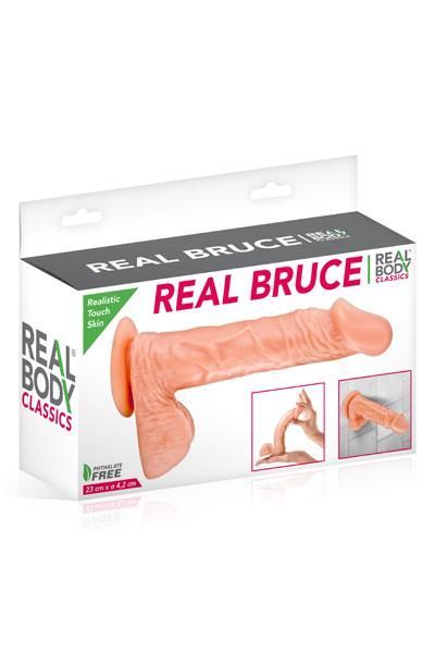 Фалоімітатор на присосці Real Body Real Bruce Flesh