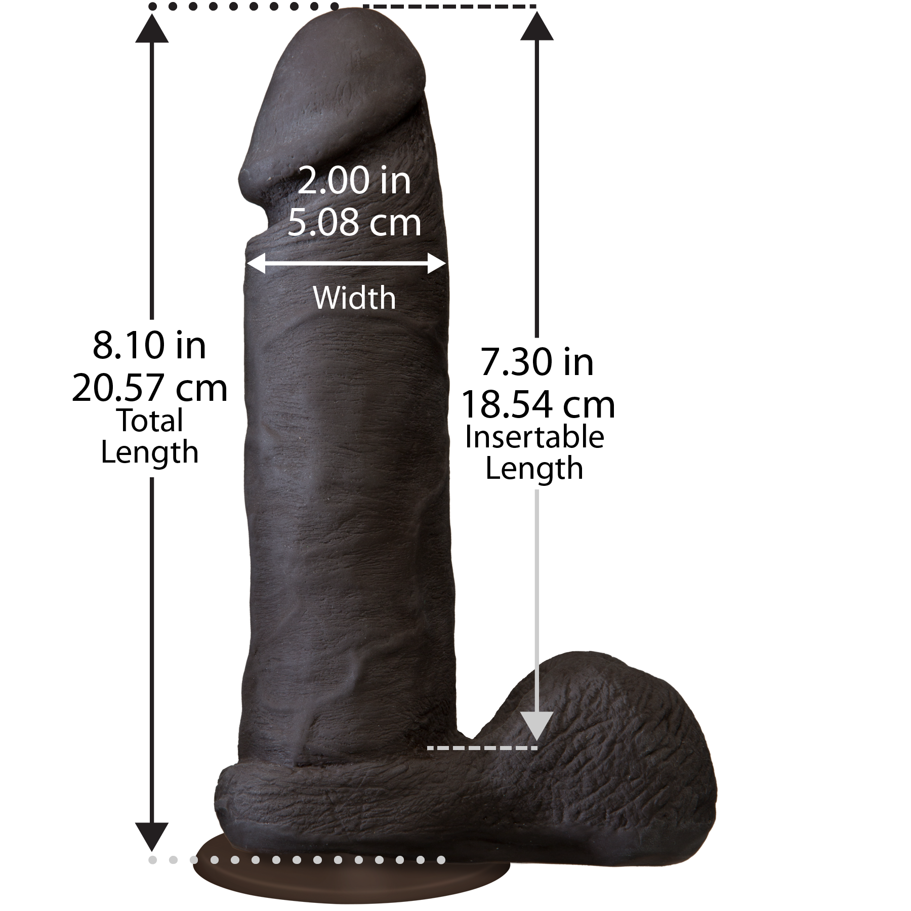 Фалоімітатор Doc Johnson The Realistic Cock 8 inch