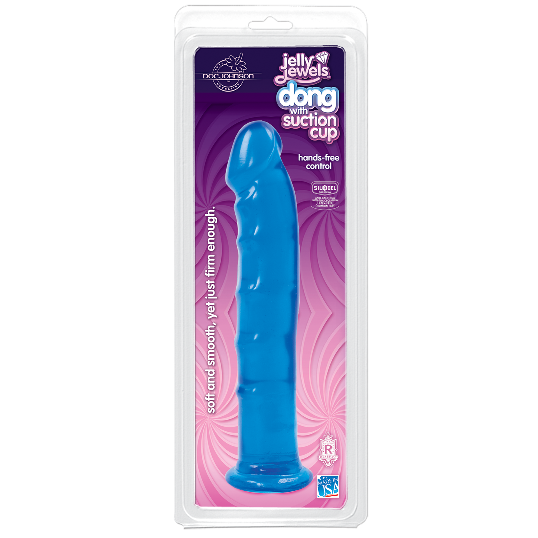 Фалоімітатор Doc Johnson Jelly Jewels Dong & Suction Cup