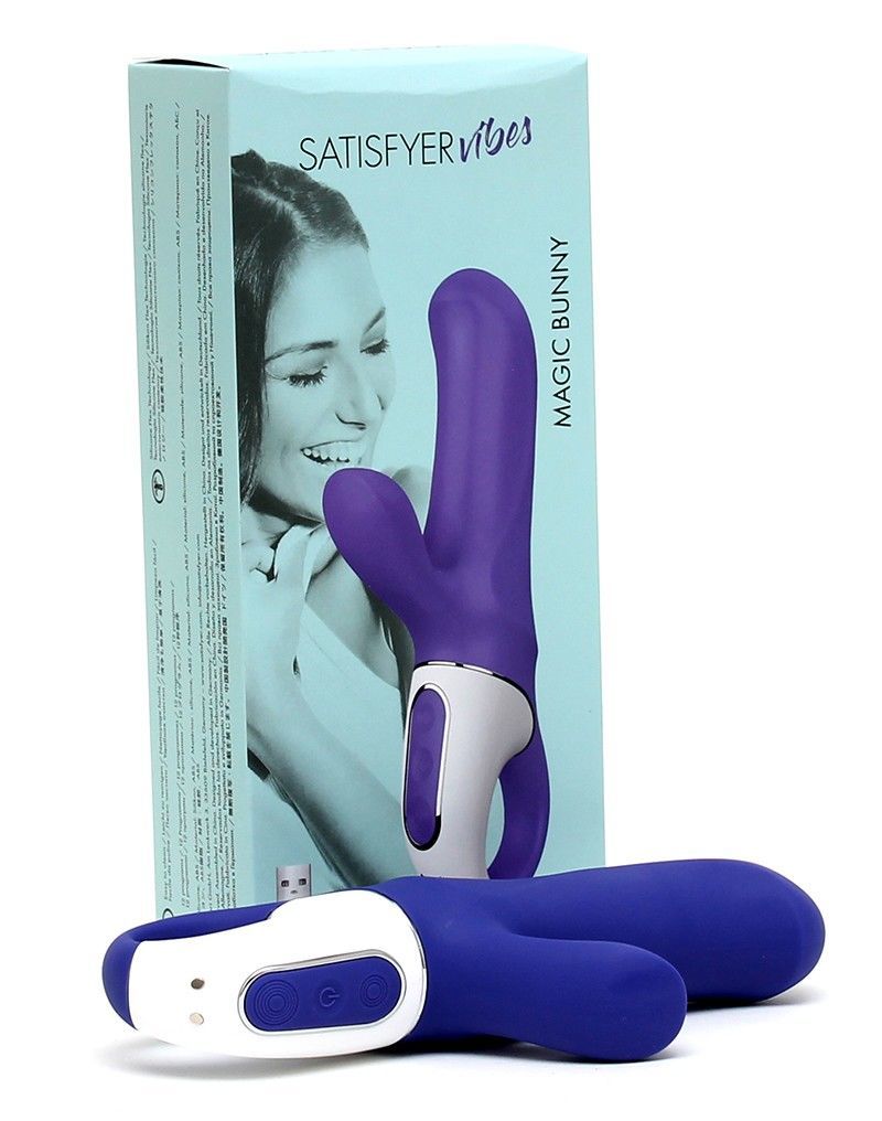 Потужний вібратор-кролик Satisfyer Vibes Magic Bunny