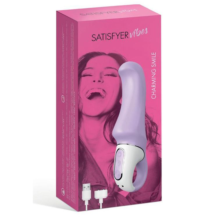Потужний вібратор Satisfyer Vibes Charming Smile з гнучким стовбуром