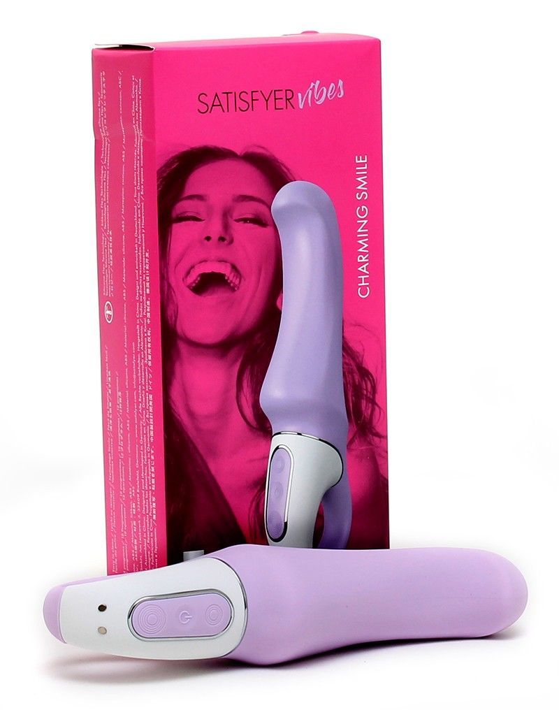 Потужний вібратор Satisfyer Vibes Charming Smile з гнучким стовбуром