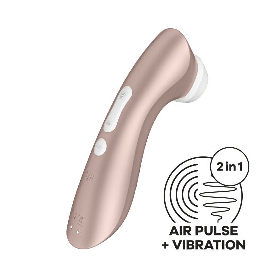 Вакуумний кліторальний стимулятор Satisfyer Pro 2+ Vibration з вібрацією