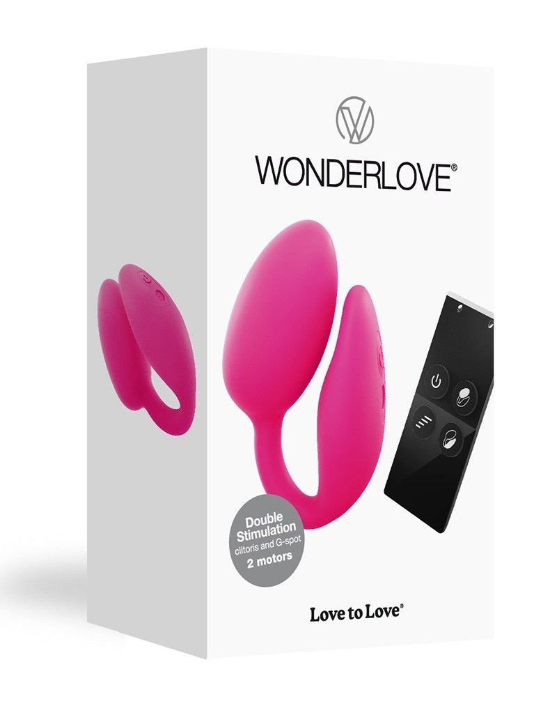 Віброяйце з кліторальною стимуляцією Love To Love Wonderlove з пультом ДК