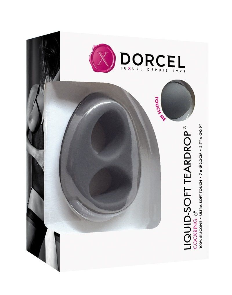 Ерекційне кільце Dorcel Liquid-Soft Teardrop для члена і мошонки