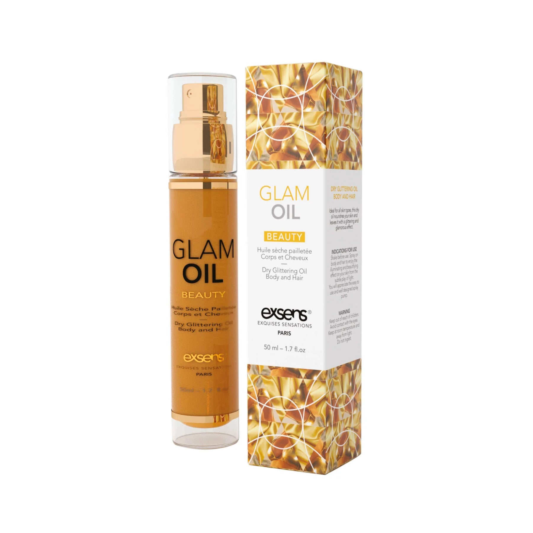 Олія для тіла з блиском EXSENS Glam Oil