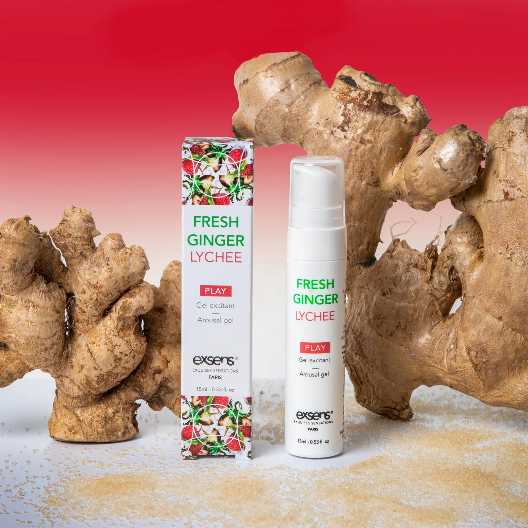 Стимулювальний гель EXSENS Kissable Fresh Ginger Litchi
