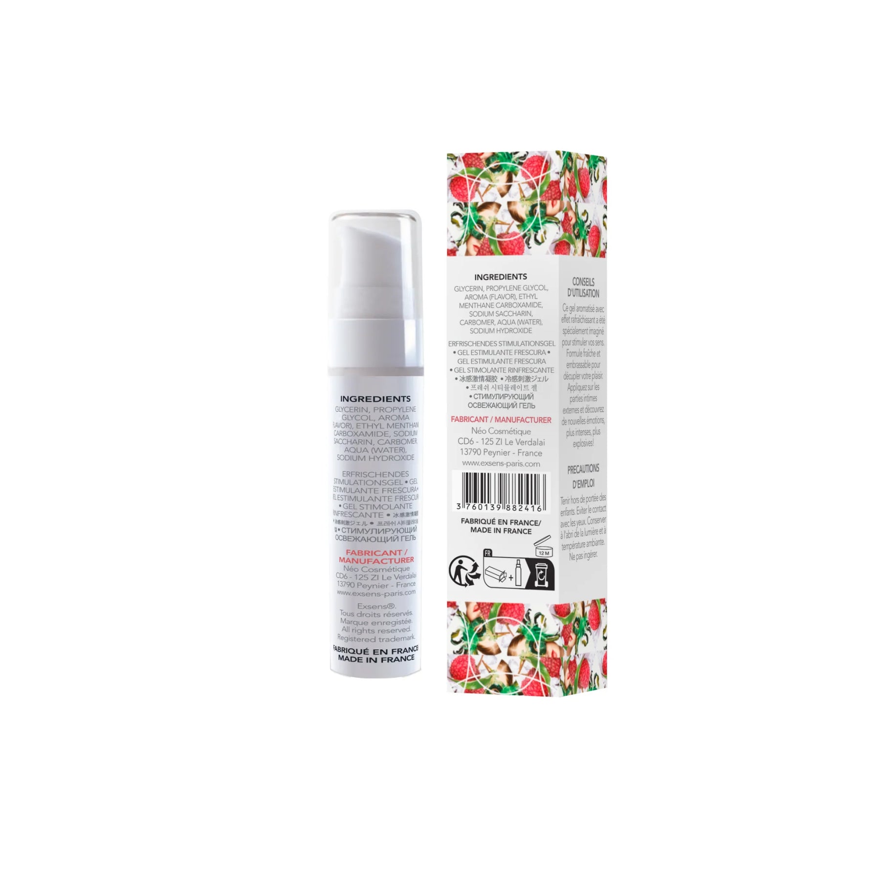 Стимулювальний гель EXSENS Kissable Fresh Ginger Litchi