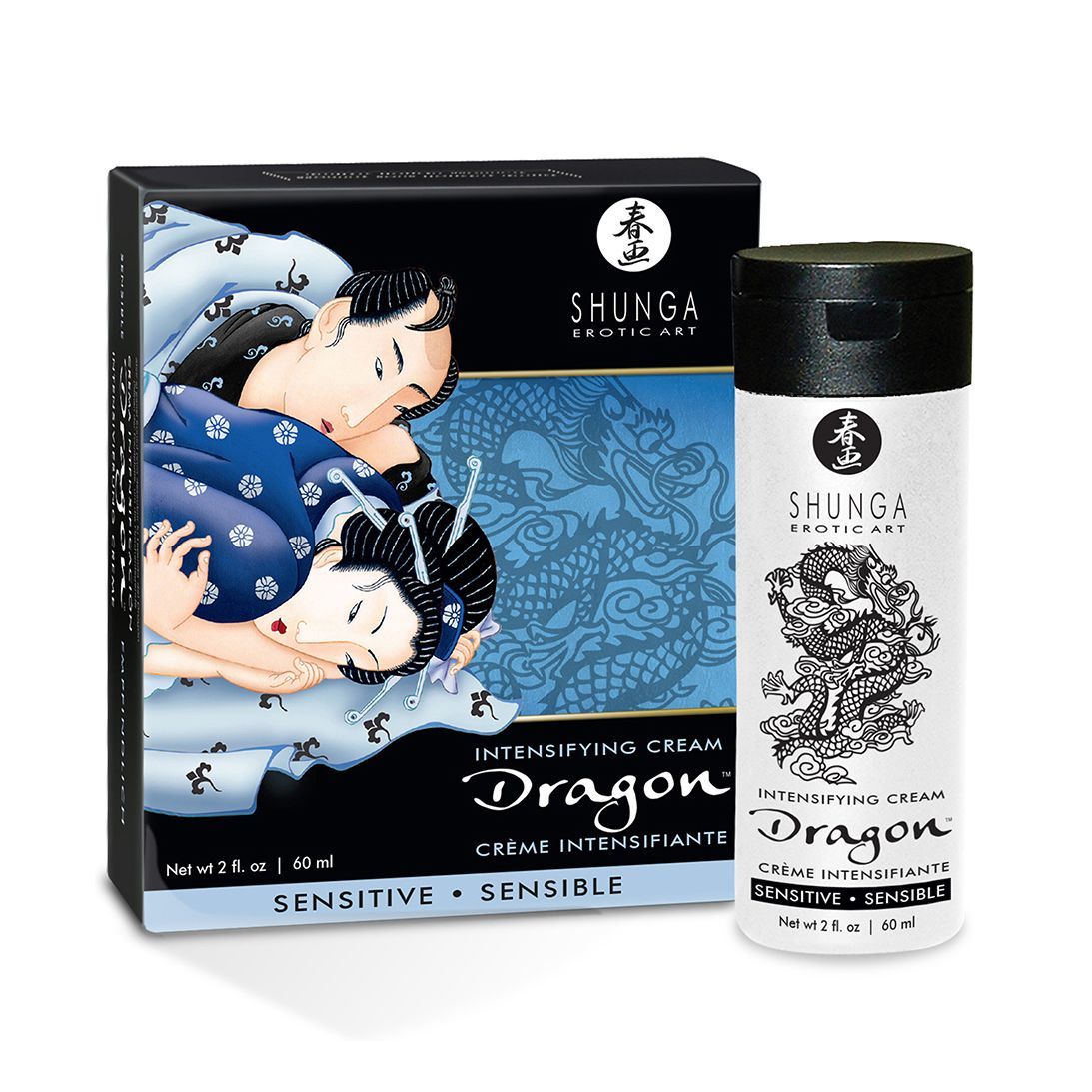 Стимулювальний крем для пар Shunga Dragon Cream SENSITIVE ніжніший ефект