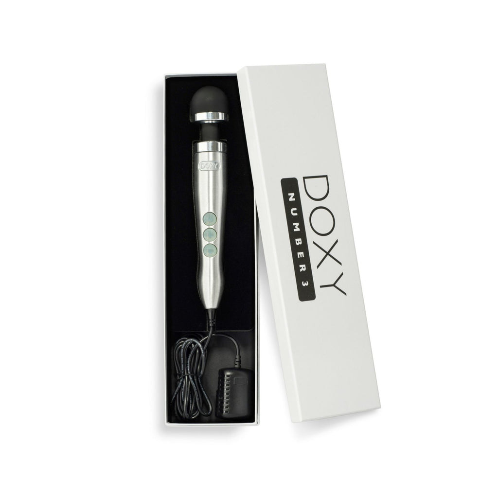 Вібромасажер DOXY Die Cast 3 Silver Satin