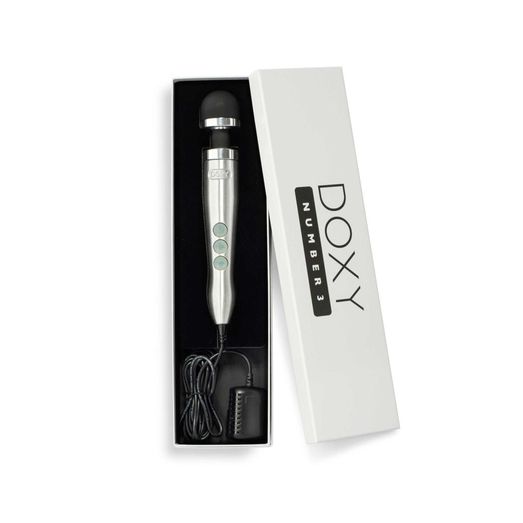 Вібромасажер DOXY Die Cast 3 Silver Satin