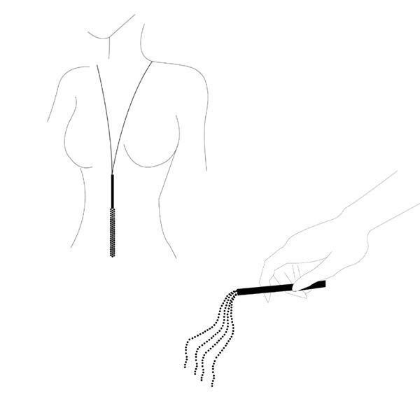 Ланцюжок-батіг на шию Bijoux Indiscrets MAGNIFIQUE Necklace Whip