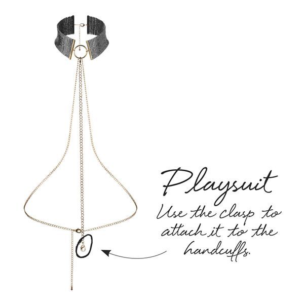 Намисто-комір Bijoux Indiscrets Desir Metallique Collar