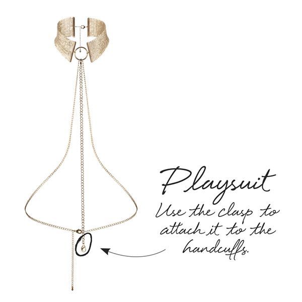 Намисто-комір Bijoux Indiscrets Desir Metallique Collar