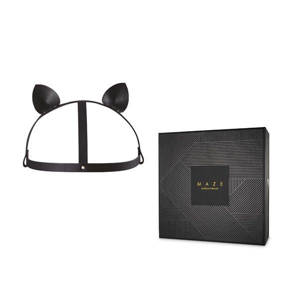 Маска кішечки Bijoux Indiscrets MAZE - Cat Ears Headpiece