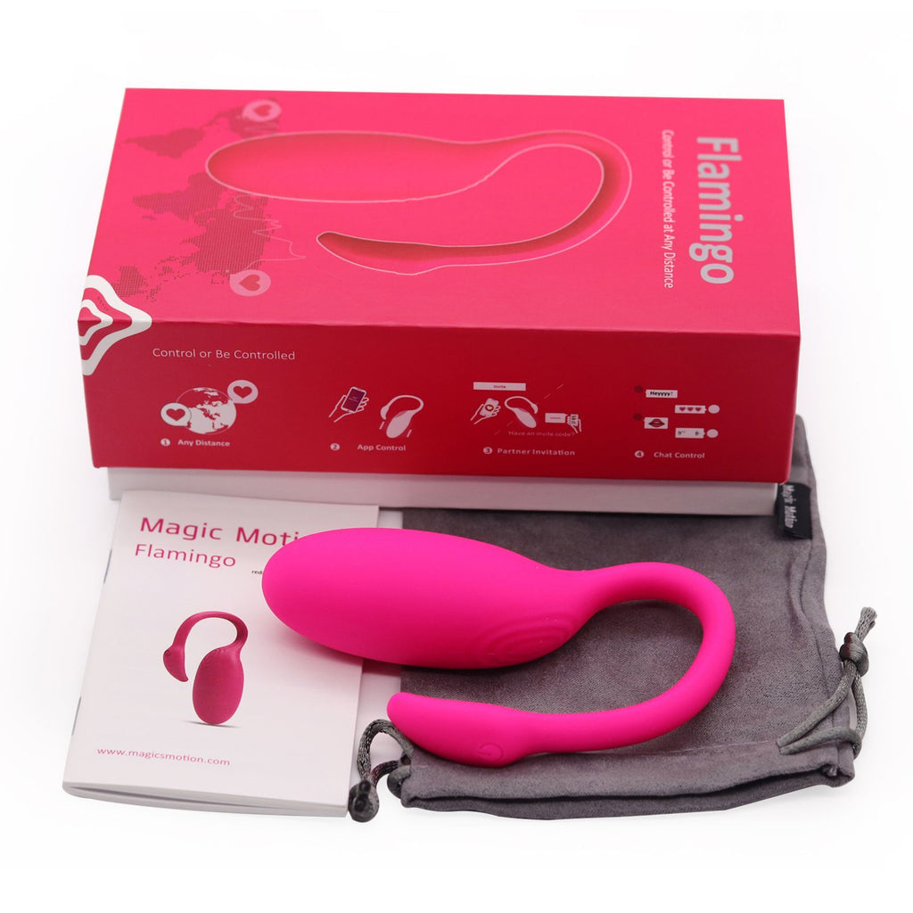 Смарт-віброяйце Magic Motion Flamingo зі стимулятором клітора