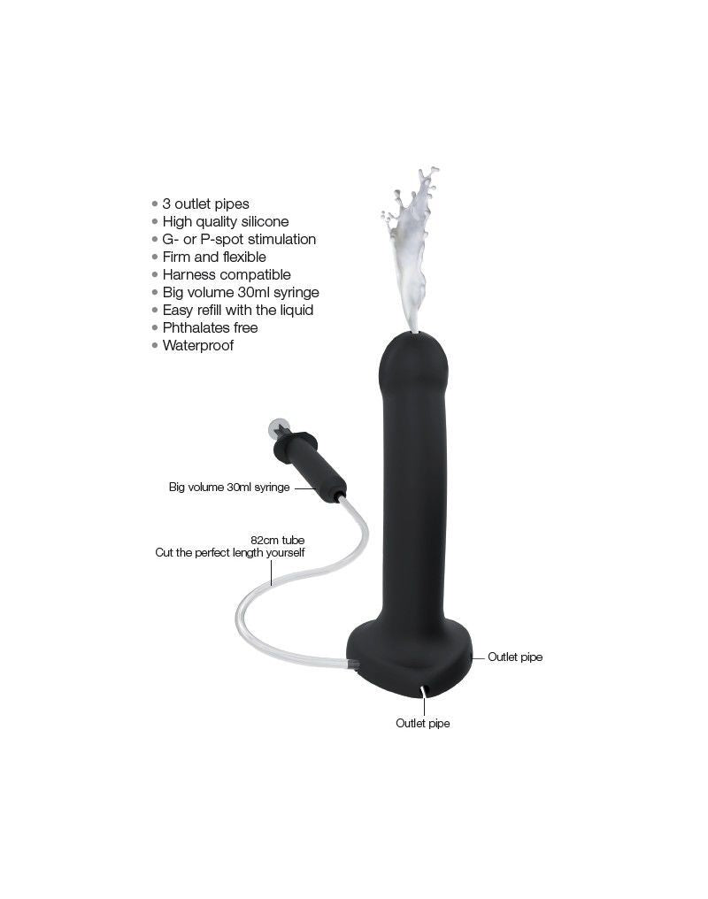 Фалоімітатор, що кінчає Strap-On-Me Dildo Cum Flesh