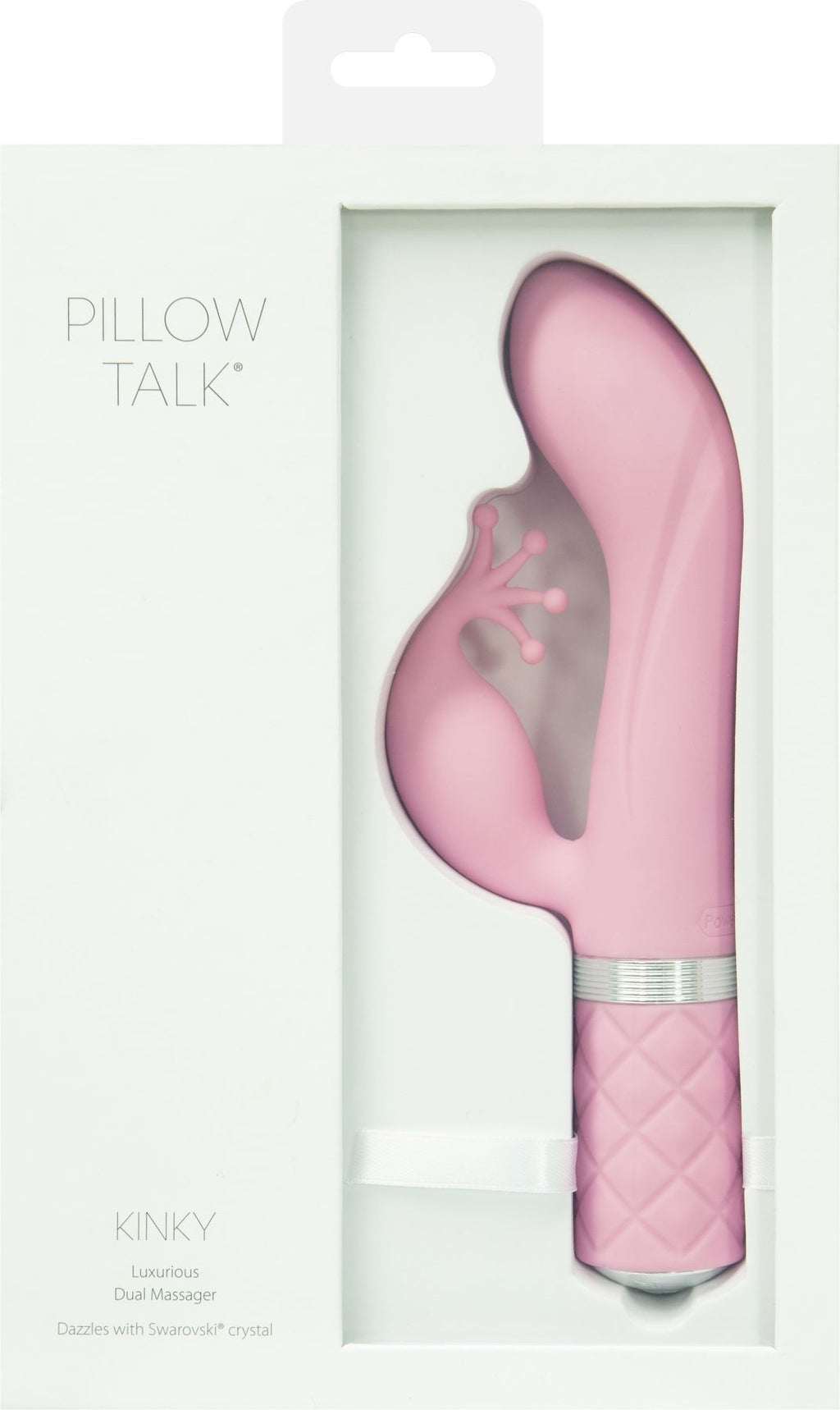 Розкішний вібратор-кролик Pillow Talk Kinky з кристалом Сваровські