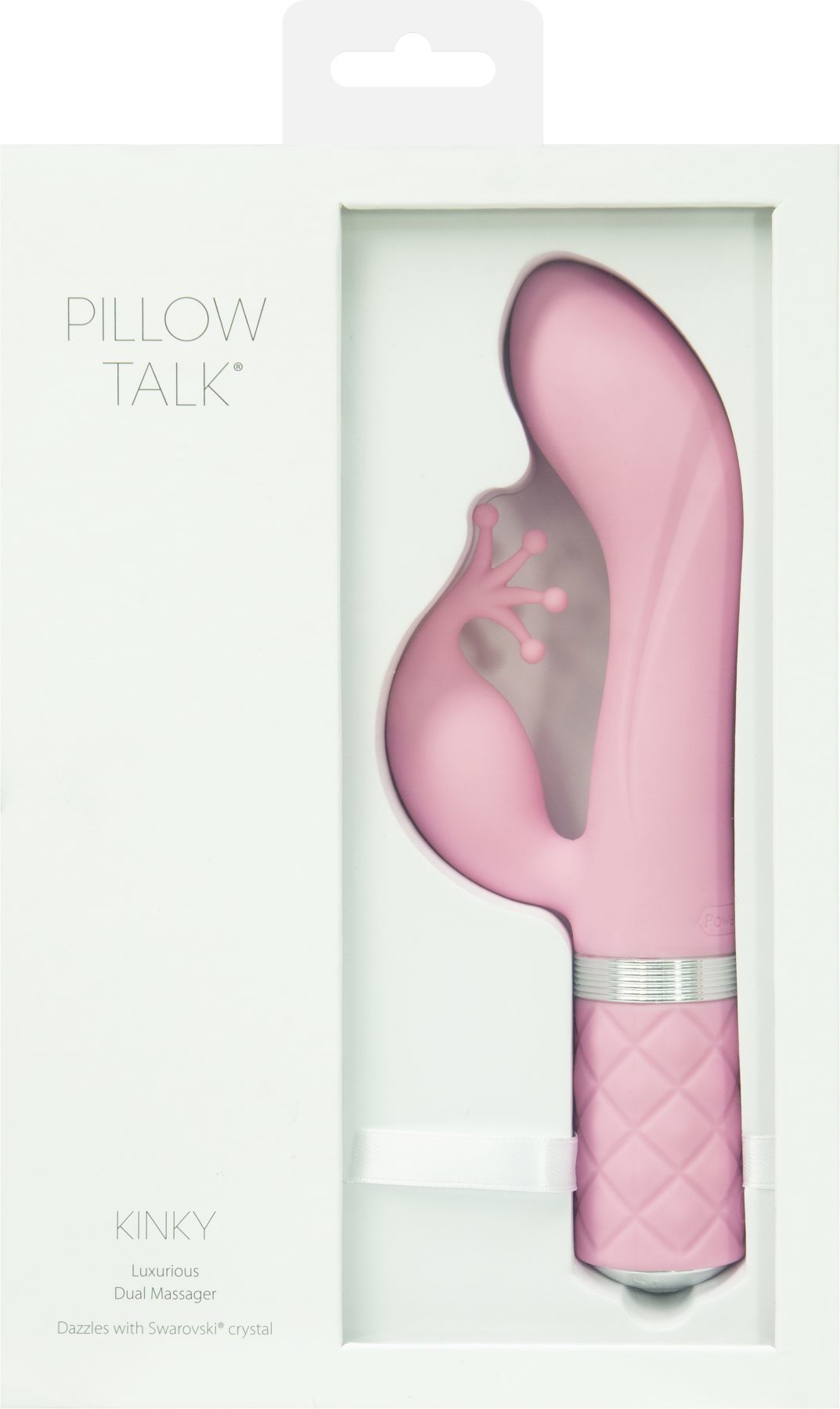 Розкішний вібратор-кролик Pillow Talk Kinky з кристалом Сваровські