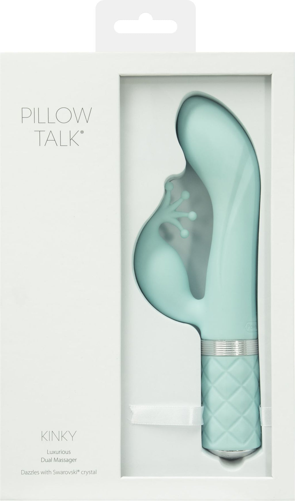 Розкішний вібратор-кролик Pillow Talk Kinky з кристалом Сваровські