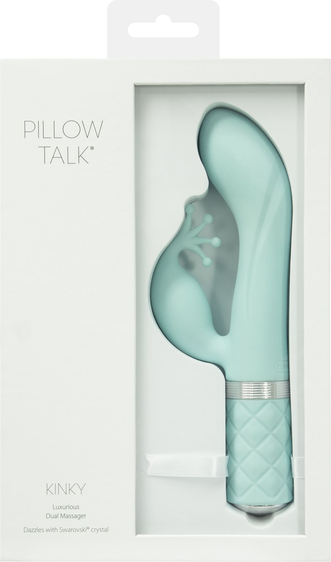 Розкішний вібратор-кролик Pillow Talk Kinky з кристалом Сваровські