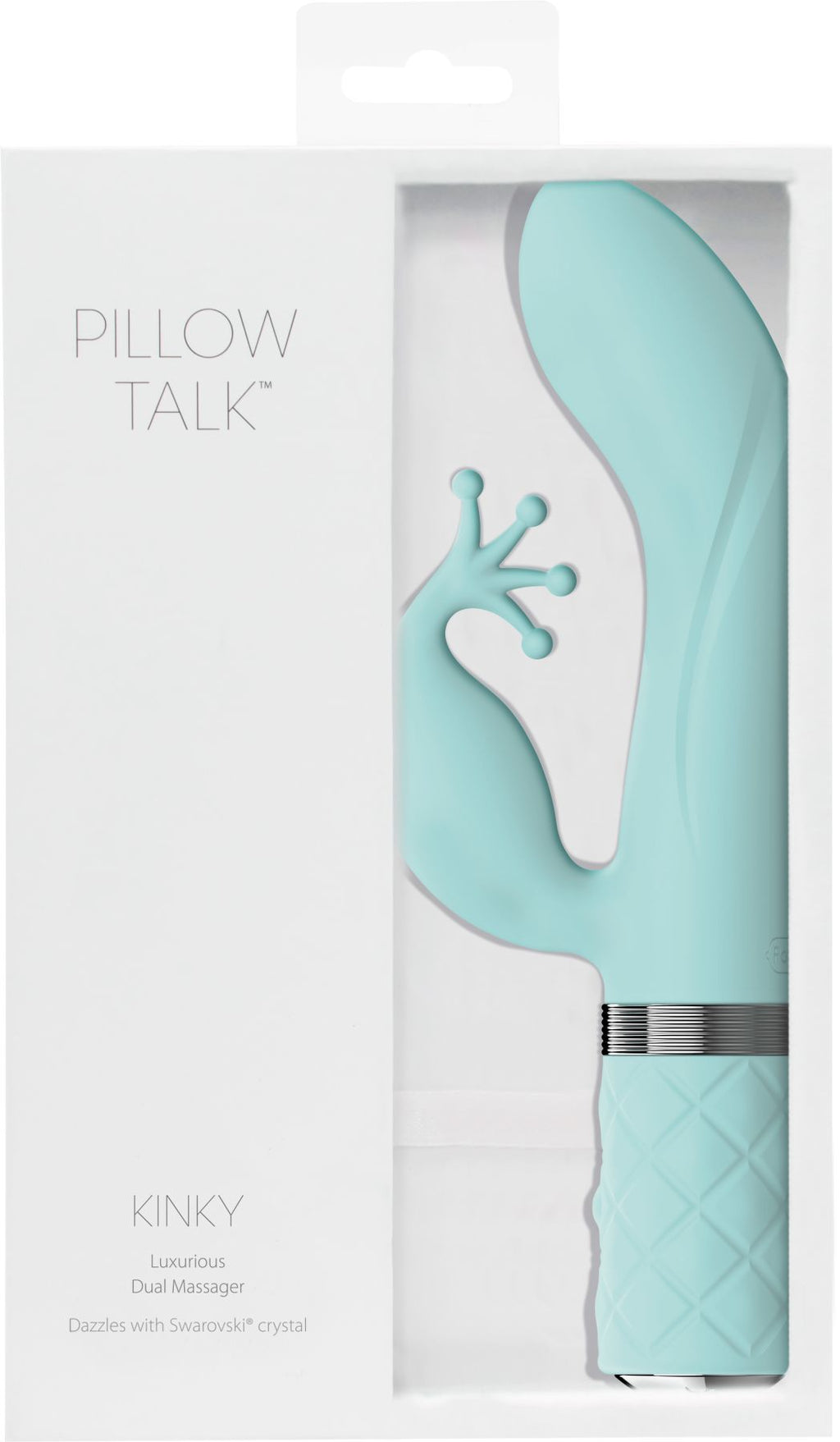 Розкішний вібратор-кролик Pillow Talk Kinky з кристалом Сваровські