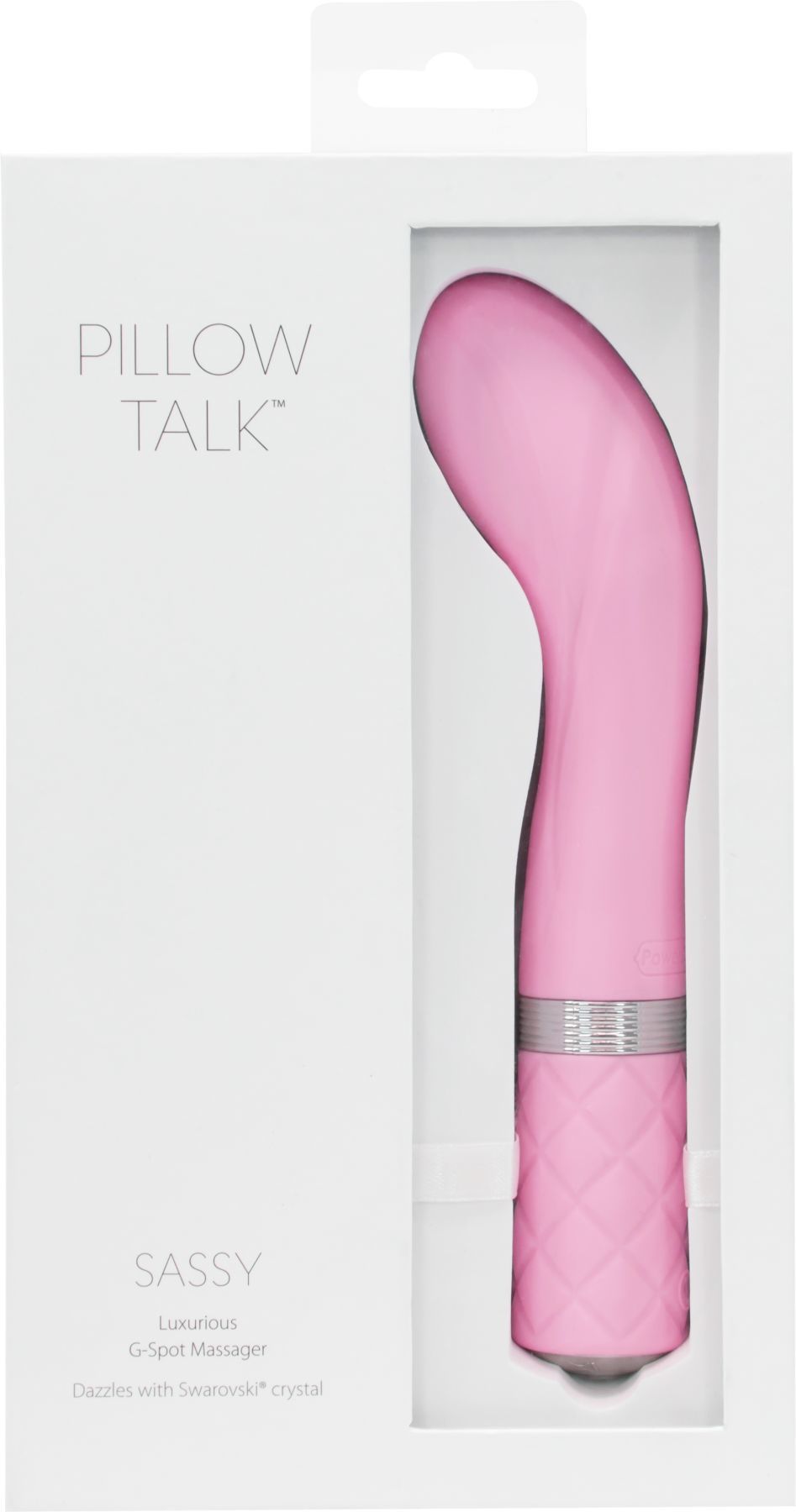 Розкішний вібратор Pillow Talk Sassy з кристалом Сваровські для точки G