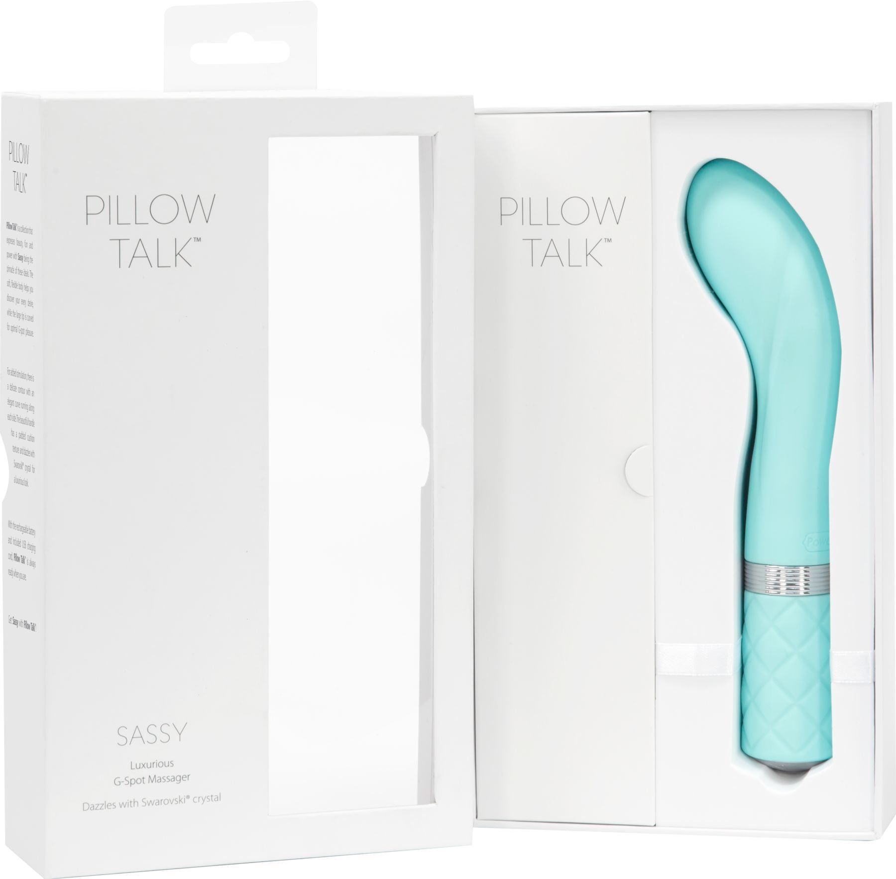 Розкішний вібратор Pillow Talk Sassy з кристалом Сваровські для точки G