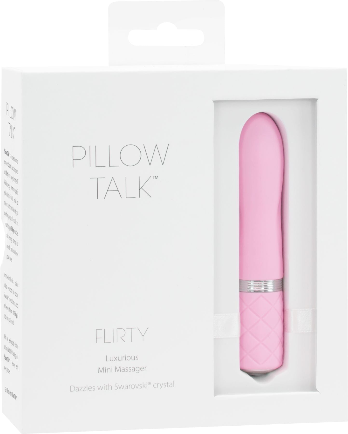 Розкішний вібратор PILLOW TALK Flirty з кристалом Swarovski