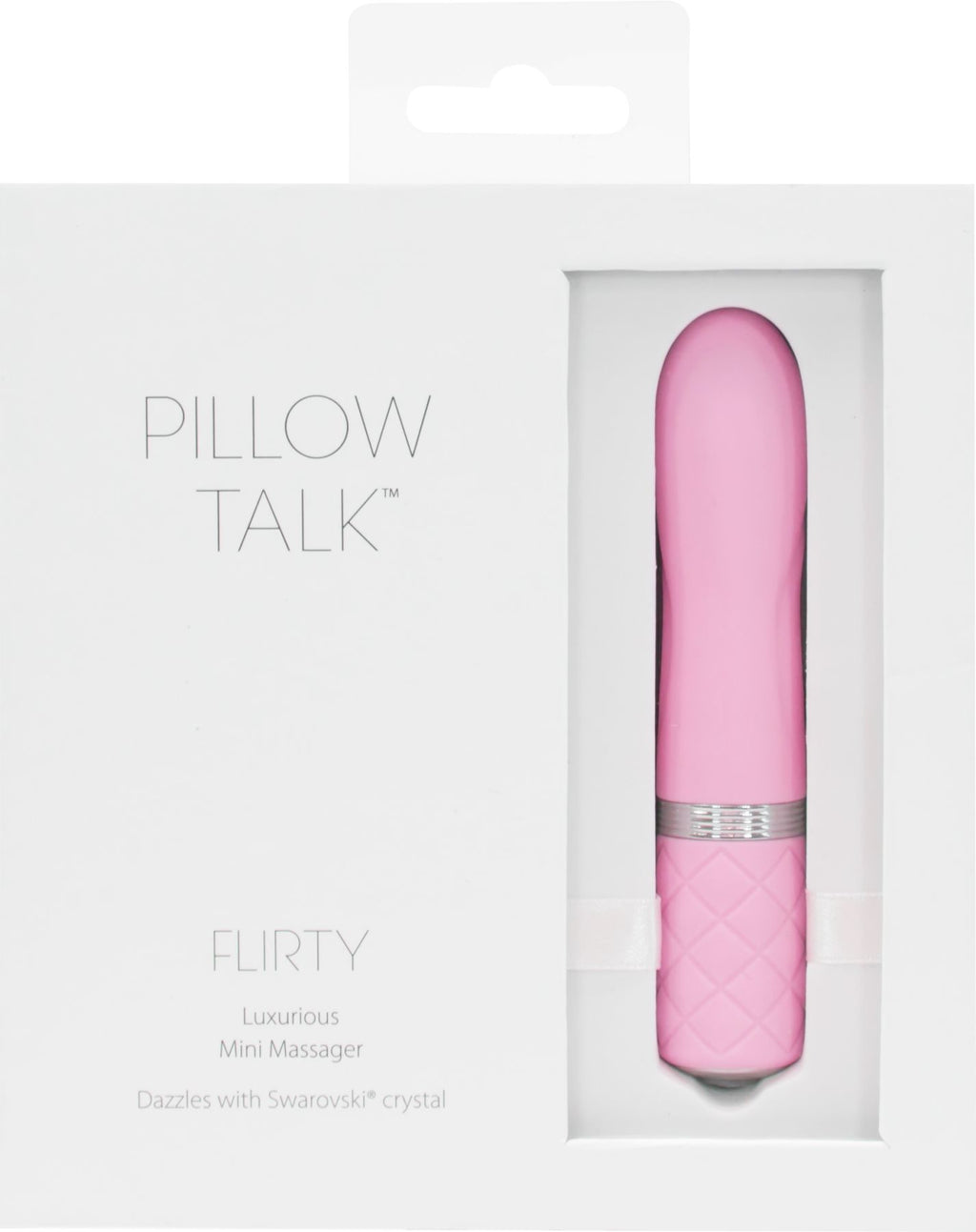 Розкішний вібратор PILLOW TALK Flirty з кристалом Swarovski