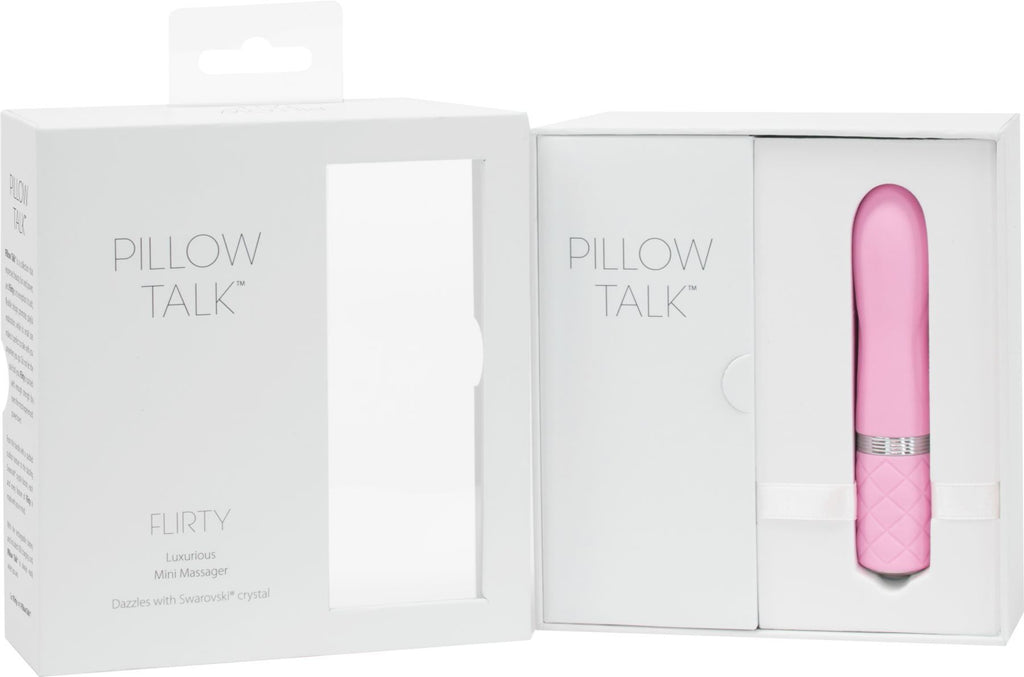 Розкішний вібратор PILLOW TALK Flirty з кристалом Swarovski