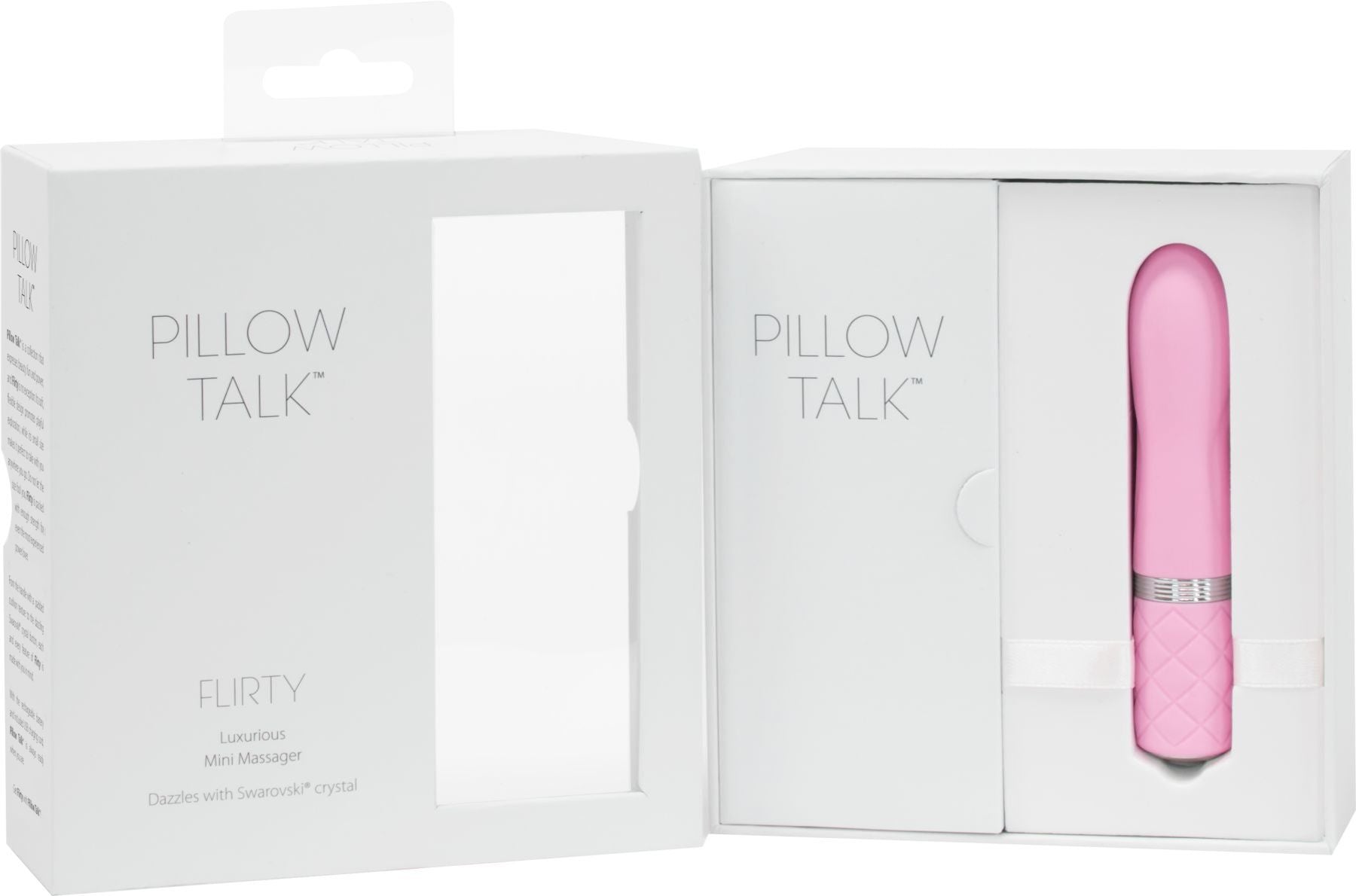 Розкішний вібратор PILLOW TALK Flirty з кристалом Swarovski