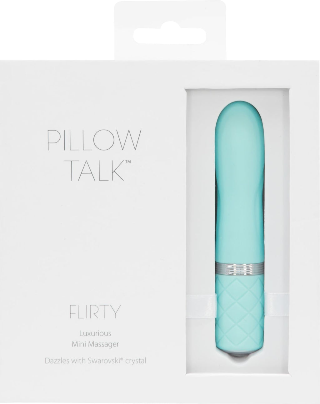 Розкішний вібратор PILLOW TALK Flirty з кристалом Swarovski