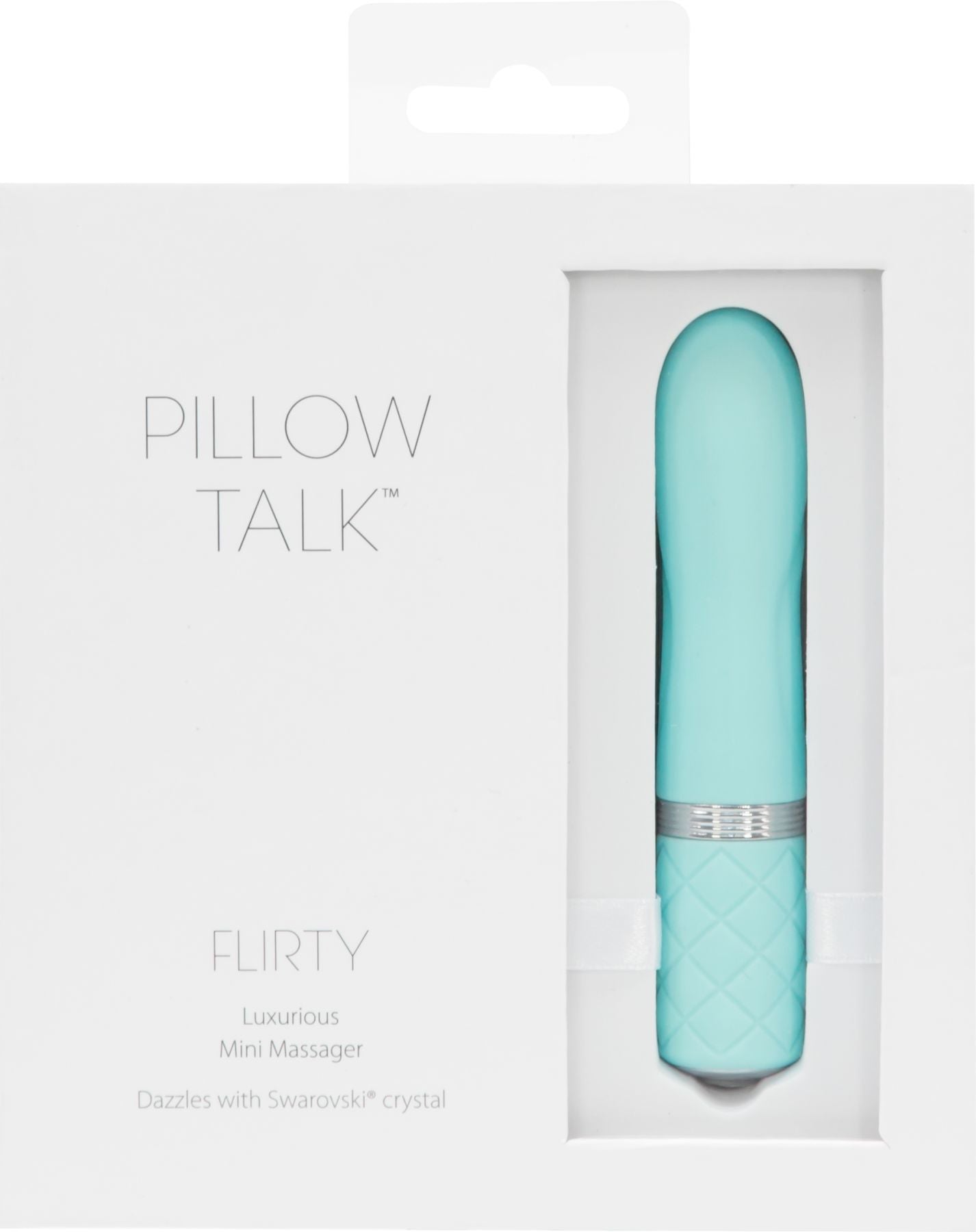 Розкішний вібратор PILLOW TALK Flirty з кристалом Swarovski