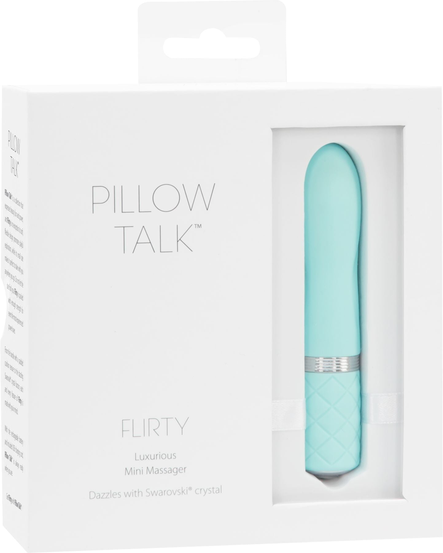 Розкішний вібратор PILLOW TALK Flirty з кристалом Swarovski