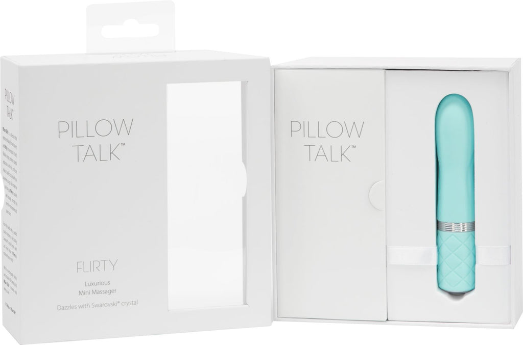 Розкішний вібратор PILLOW TALK Flirty з кристалом Swarovski