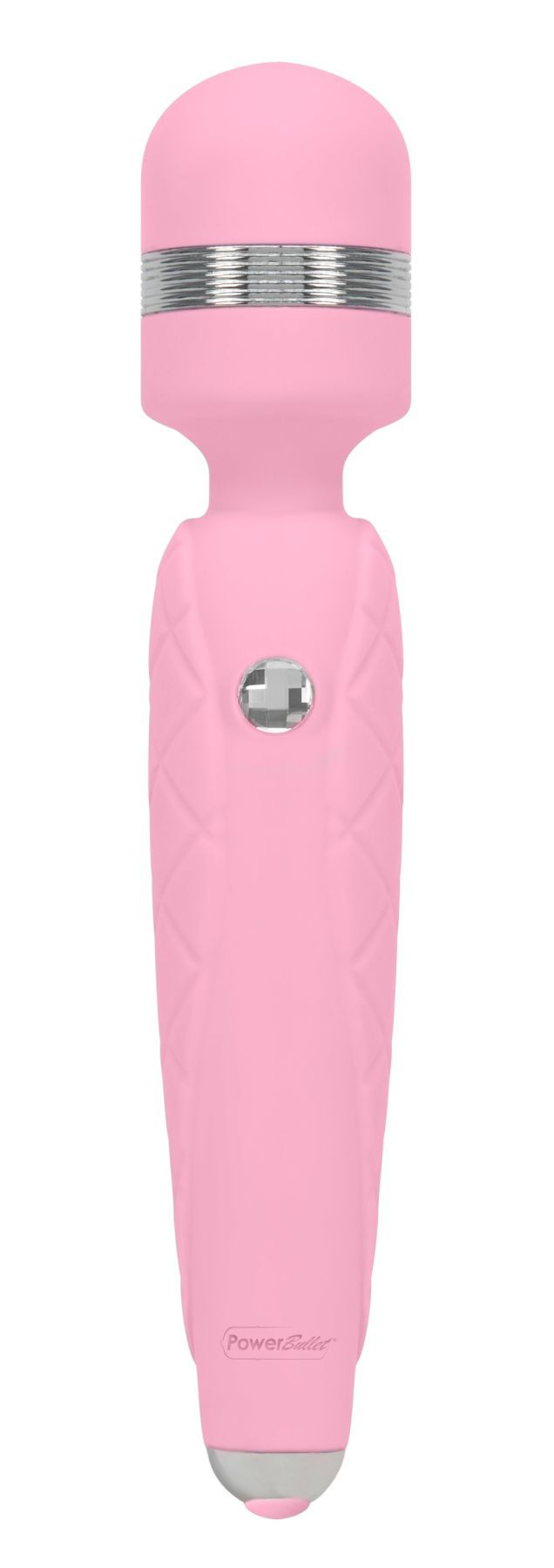 Розкішний вібромасажер PILLOW TALK Cheeky Pink з кристалом Swarovsky