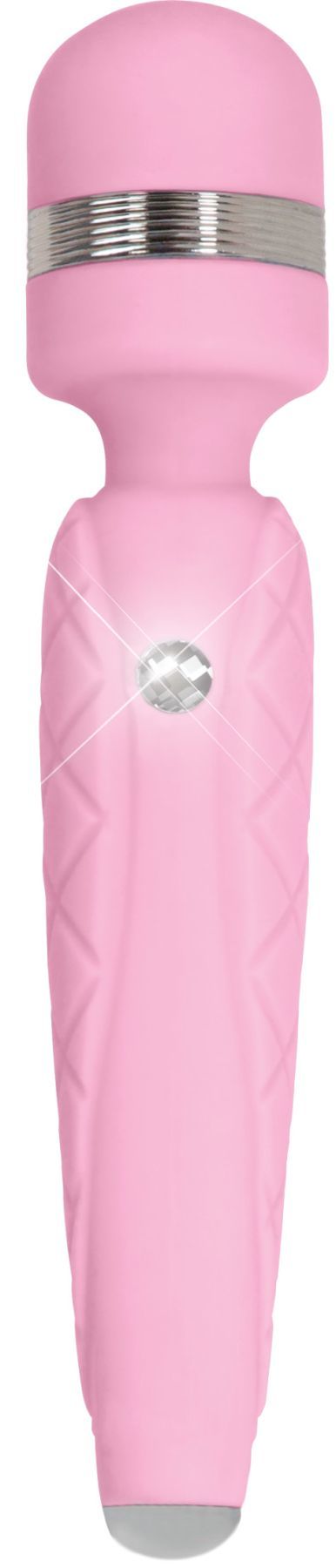 Розкішний вібромасажер PILLOW TALK Cheeky Pink з кристалом Swarovsky