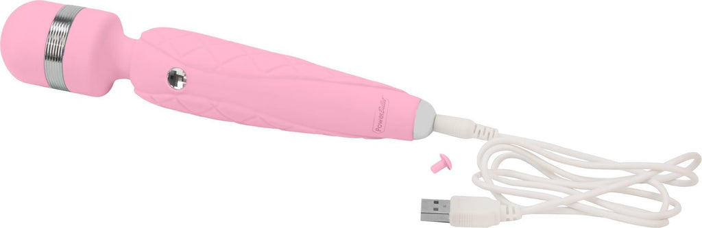 Розкішний вібромасажер PILLOW TALK Cheeky Pink з кристалом Swarovsky