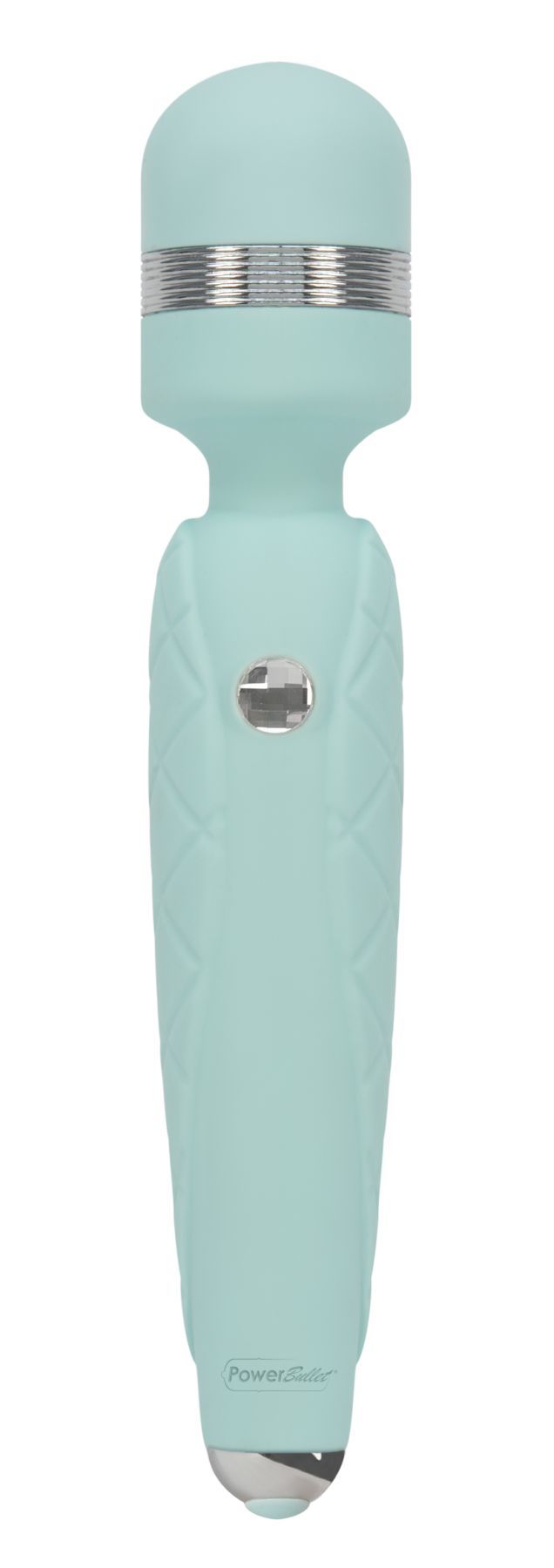 Розкішний вібромасажер PILLOW TALK Cheeky Teal з кристалом Swarovski